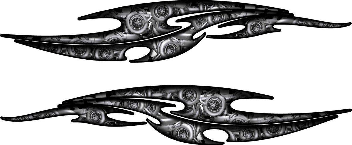 Tribal Steampunk Racing Car Graphics On Clearance 50% Off